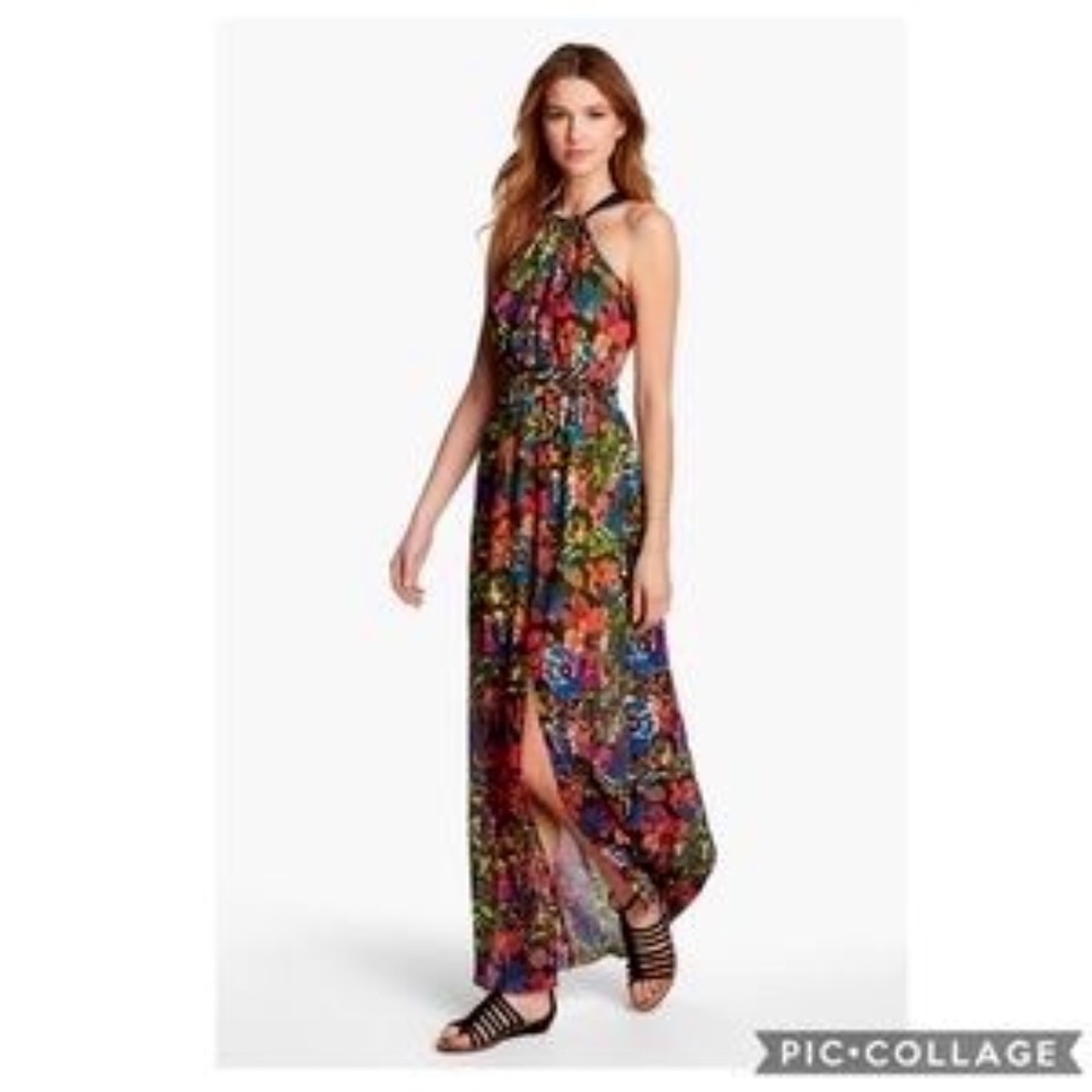 Andrew Marc Sleeveless halter dress, sz 6